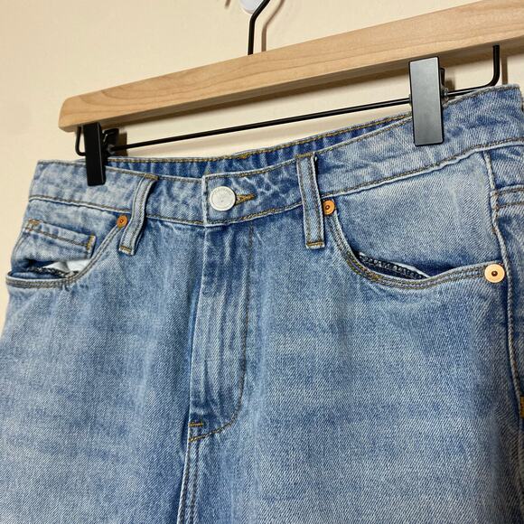 Blank NYC Women's Madison Crop Distressed Jeans High Rise Size 27 - Picture 3 of 11